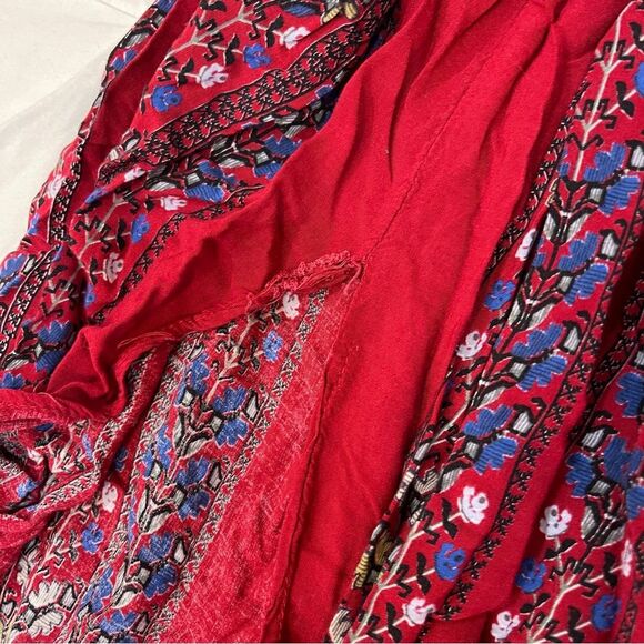 Set of 2 Shein Wide Open Leg Tribal Pattern Pants Size Small - Picture 12 of 13